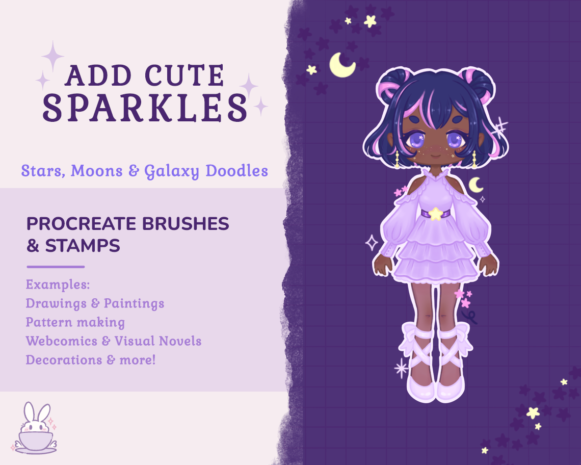 Galaxy Doodle Brushes for Procreate