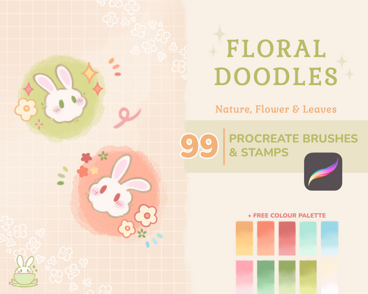 Nature Doodle Brushes for Procreate