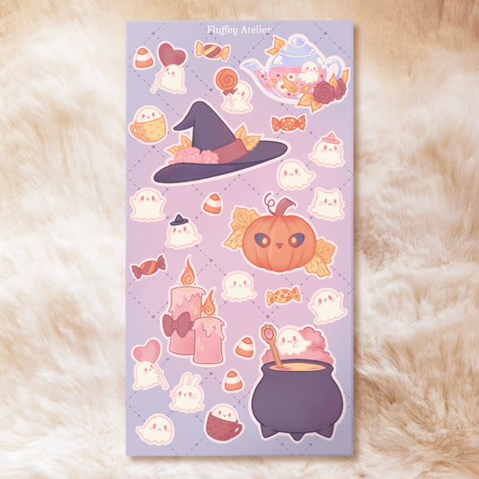 Tiny Ghost Sticker Sheet