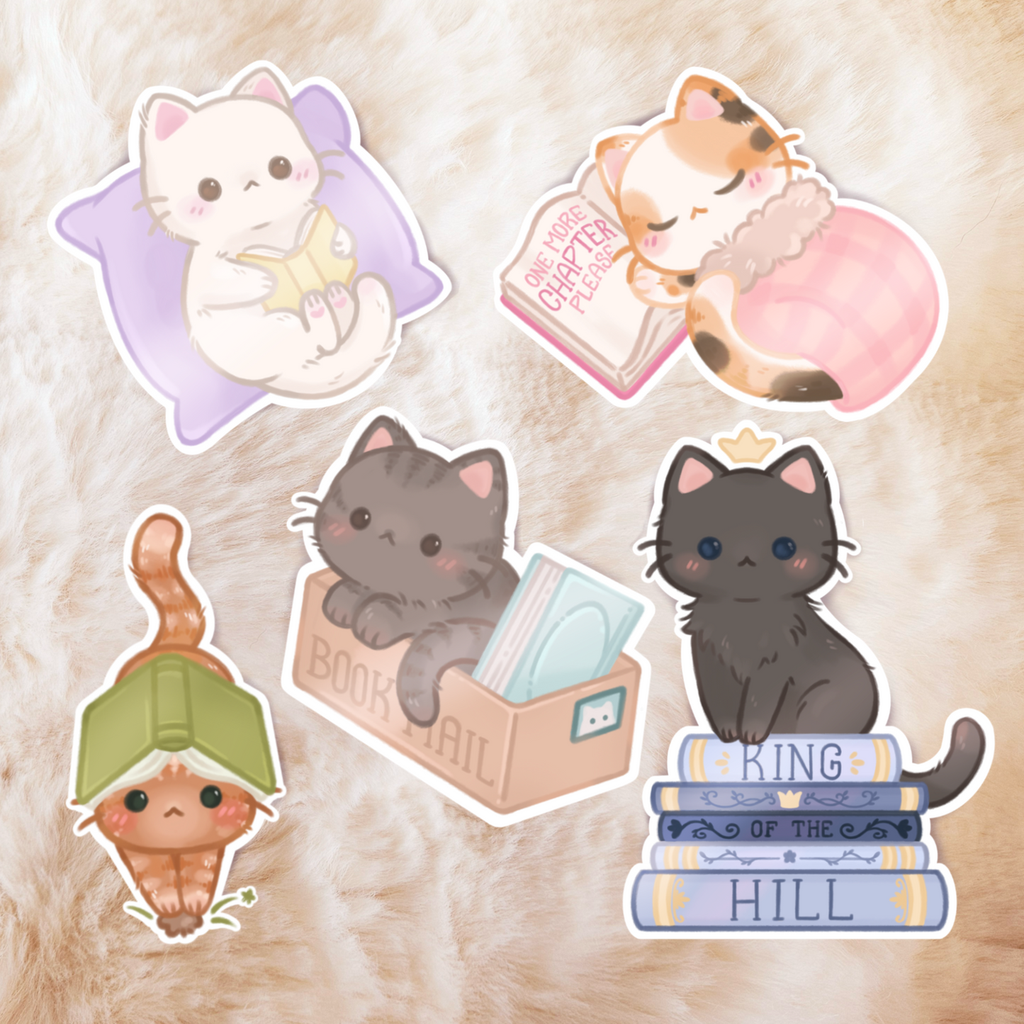 Bookish Cats Set